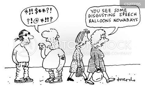 Cursing Cartoons and Comics .